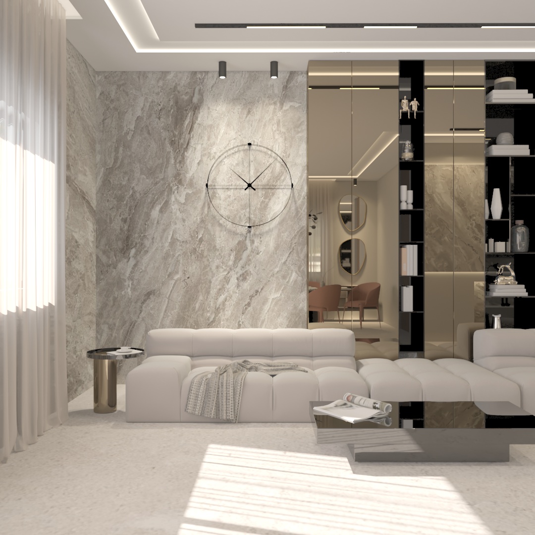 Contemporary Living Dining Room